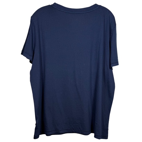 NWT GAP Womens Relaxed Fit T-Shirt, 100% Organically Grown Cotton, True Navy, XL - Picture 2 of 8